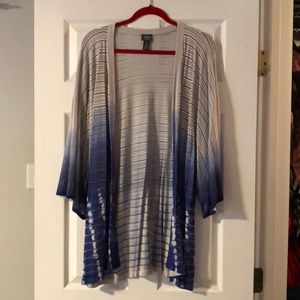 Chico’s tie-dye kimono sweater